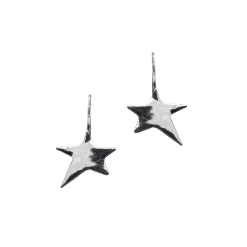 Sterling Silver Star Earrings GZ NW 5492