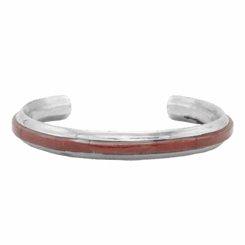Inlay Coral Cuff Bracelet GZ NW 5670