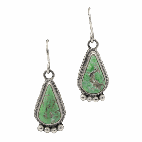 1 Stone Carico Turquoise Earrings GZ NW 5655