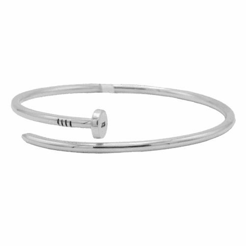 Sterling Silver Nail Bracelet GZ NW 5621