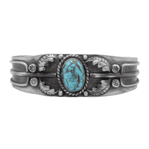 1 Stone Turquoise Cuff Bracelet GZ NW 5618