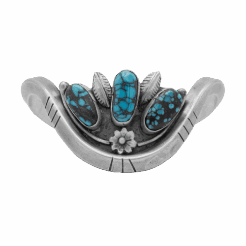 3 Stone Turquoise Cuff Bracelet GZ NW 5617