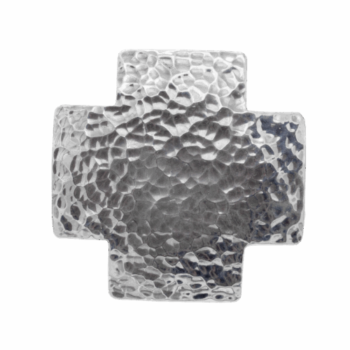 Hammered Sterling Silver Cross Belt Buckle GZ NW 5596