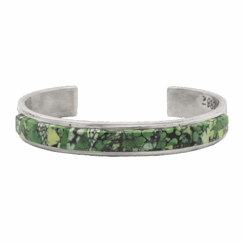 Inlay Green Turquoise Cuff Bracelet GZ NW 5675