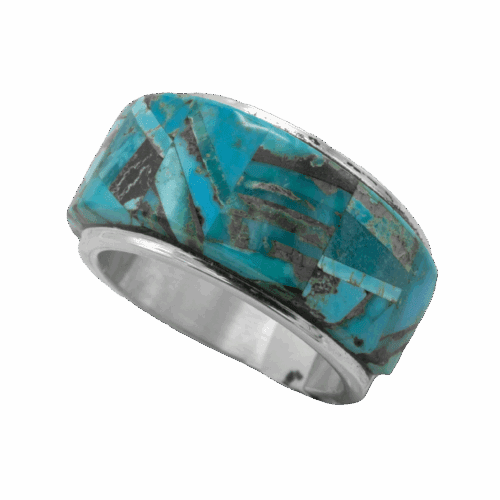 Inlay Royston Turquoise Ring GZ NW 5638