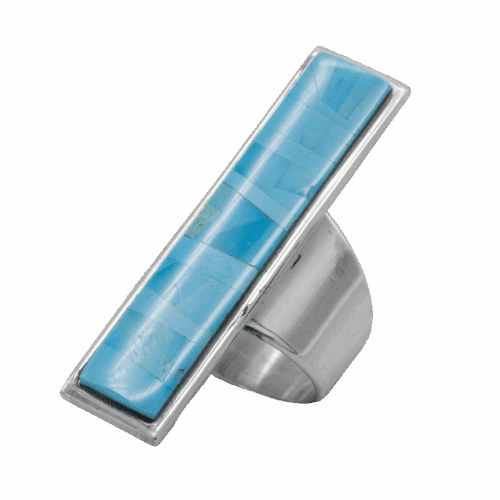 Inlay Sleeping Beauty Turquoise Ring GZ NW 5581