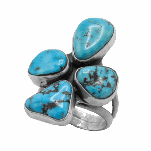 4 Stone Turquoise Ring GZ NW 5634