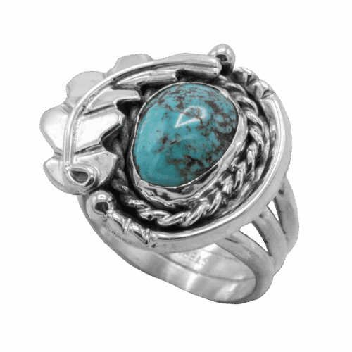1 Stone Turquoise Ring GZ NW 5624