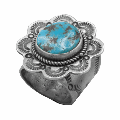1 Stone Barrado Turquoise Ring GZ NW 5630