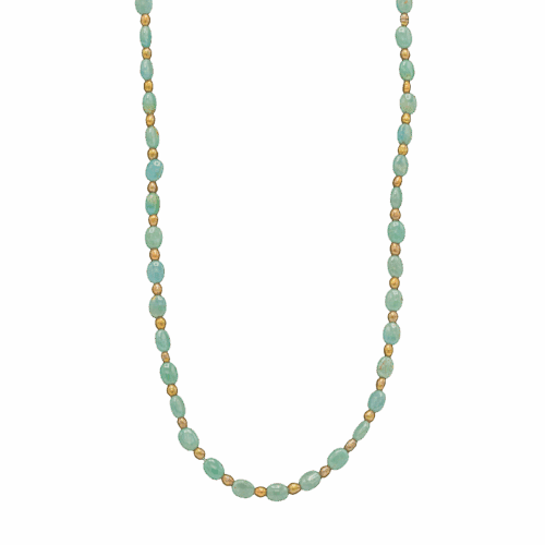 Turquoise and Fresh Water Pearl Necklace GZ NW 5760