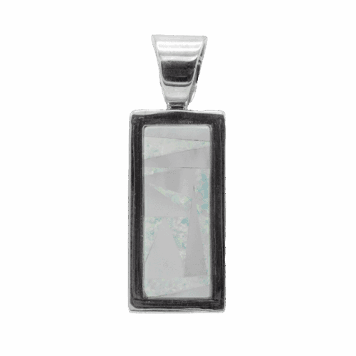Inlay Opal & Mother of Pearl Pendant GZ NW 5767