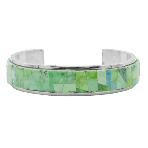 Inlay Carico Turquoise Cuff Bracelet GZ NW 5811