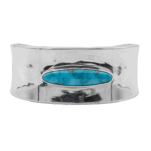 1 Stone Candelaria Turquoise Cuff Bracelet GZ NW 5805