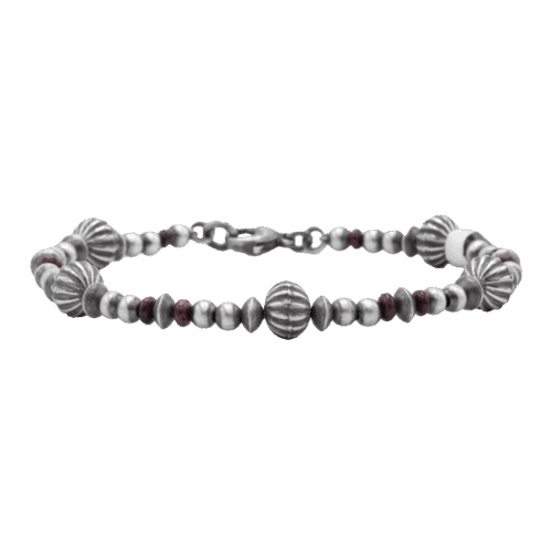 Sterling Silver Bead Bracelet GZ NW 5719