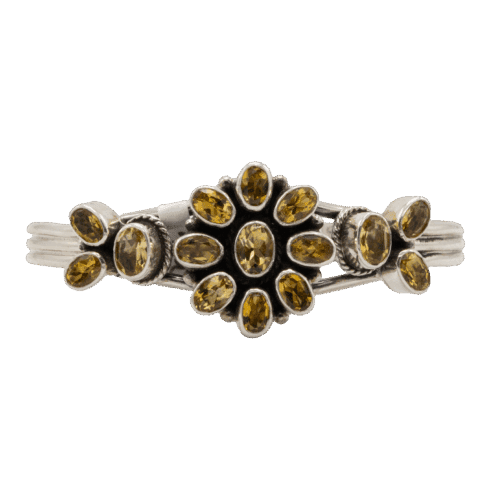 Multi-stone Citrine Cuff Bracelet GZ NW 5740