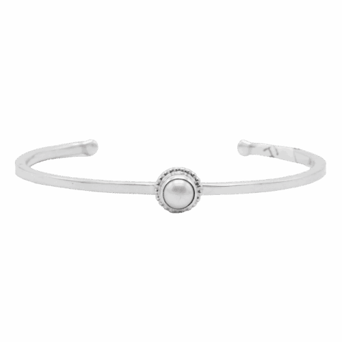 1 Stone Fresh Water Pearl Cuff Bracelet GZ NW 5734