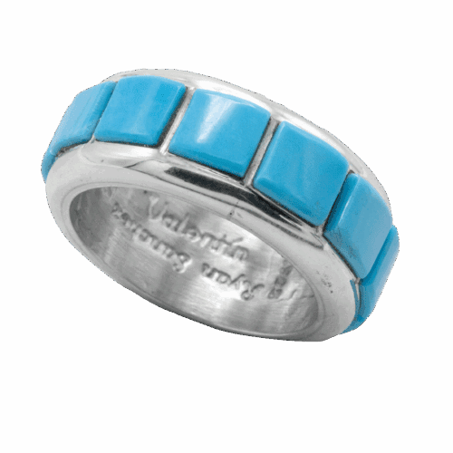 Multi-stone Sleeping Beauty Turquoise Ring GZ NW 5698