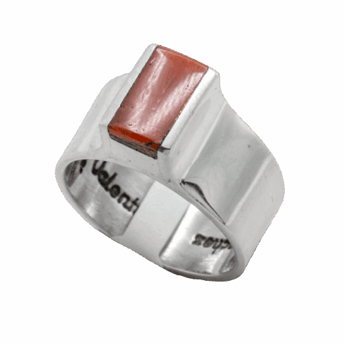 1 Stone Coral Ring GZ NW 5697
