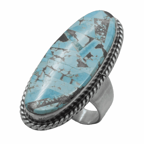 Inlay #8 Turquoise Ring GZ NW 5689