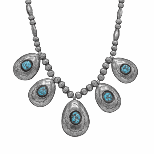 Vintage Sterling Silver Necklace GZ NW 5746