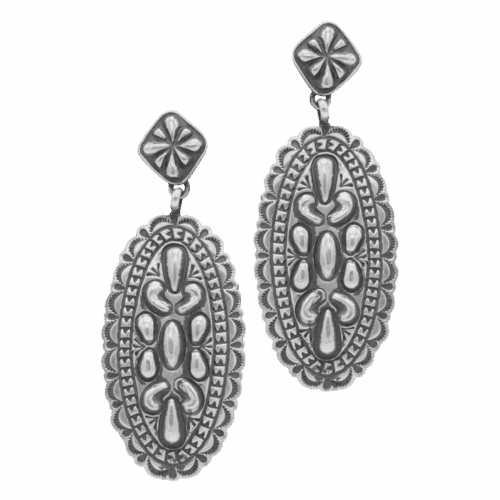 Stamped Sterling Silver Earrings GZ NW 5832
