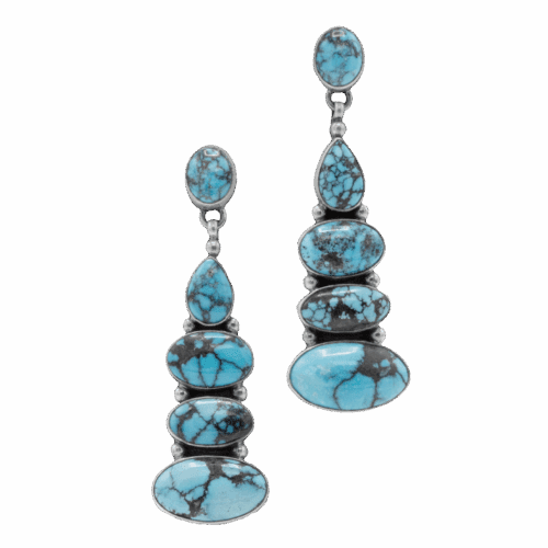 5 Stone Turquoise Earrings GZ NW 5682