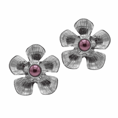 Fresh Water Pearl Flower Earrings GZ NW 5889