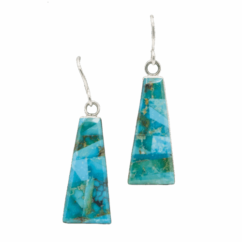 Inlay Candelaria Turquoise Earrings GZ NW 5864