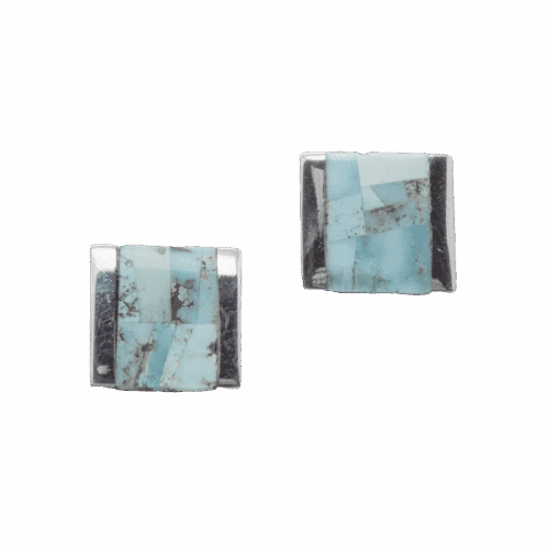Inlay Dry Creek Turquoise Earrings GZ NW 5855