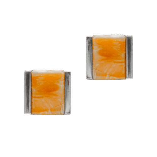 Inlay Spiny Oyster Earrings GZ NW 5852