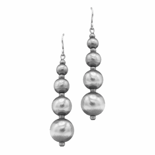 4 Bead Navajo Pearl Earrings GZ NW 5851